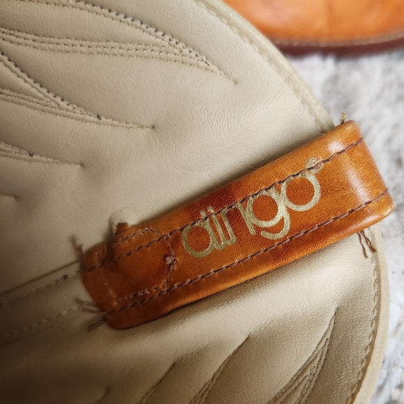 Dingo Acme Vintage Heeled Western Boot Tan | Women's Size 10 - Picture 8 of 10